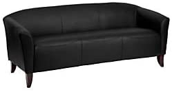 Flash Furniture HERCULES Imperial Series Black LeatherSoft Sofa