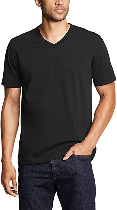 Eddie Bauer Men's Legend Wash Pro Short-Sleeve V-Neck T-Shirt