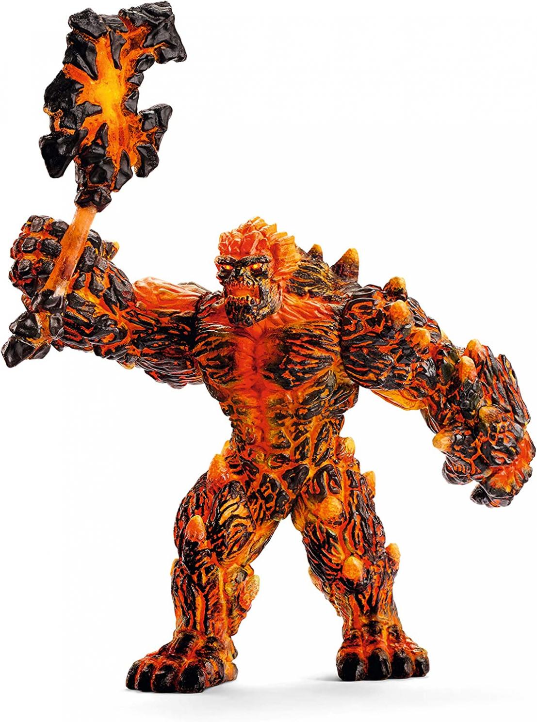 Schleich Eldrador, Eldrador Creatures, Action Figures for Boys and Girls 7-12 years old, Lava Golem with Weapon