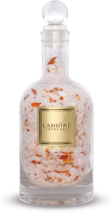 Orange Blossom Bath Salt 14 oz (USDA + Natural Ingredients) - LADIONE SKINCARE