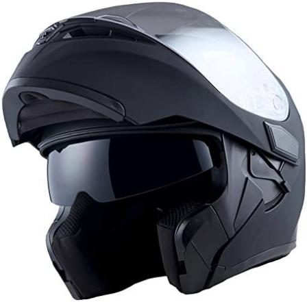 1Storm Motorcycle Modular Full Face Helmet Flip up Dual Visor Inner Sun Shield: HB89