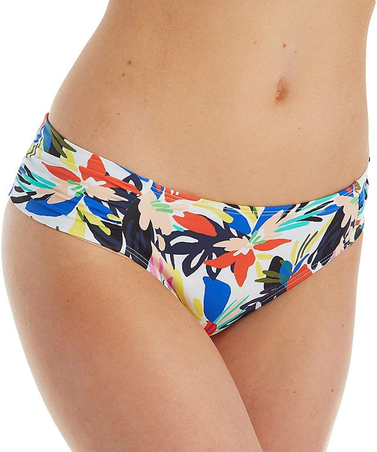 Panache Swim Women's Standard Anya Riva Print Gathered Bikini Bottom