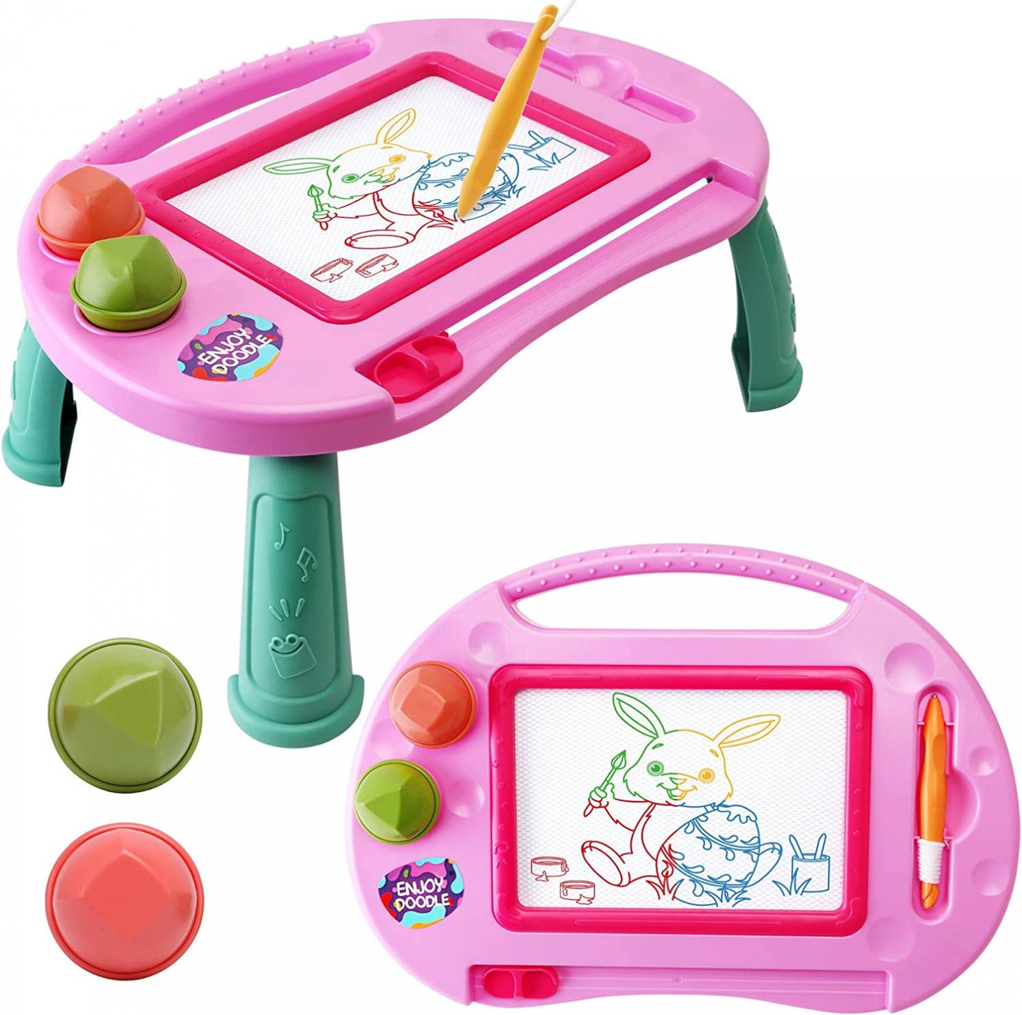 Toys for 1-2 Year Old Girls,Magnetic Drawing Board,Toddler Toys for Girls Age 2 3,Drawing Erasable Doodle Board for Kids,Learning Toys for Toddler 2-3,Toy Gifts for 2 3 Year Old Girls Boys Birthday