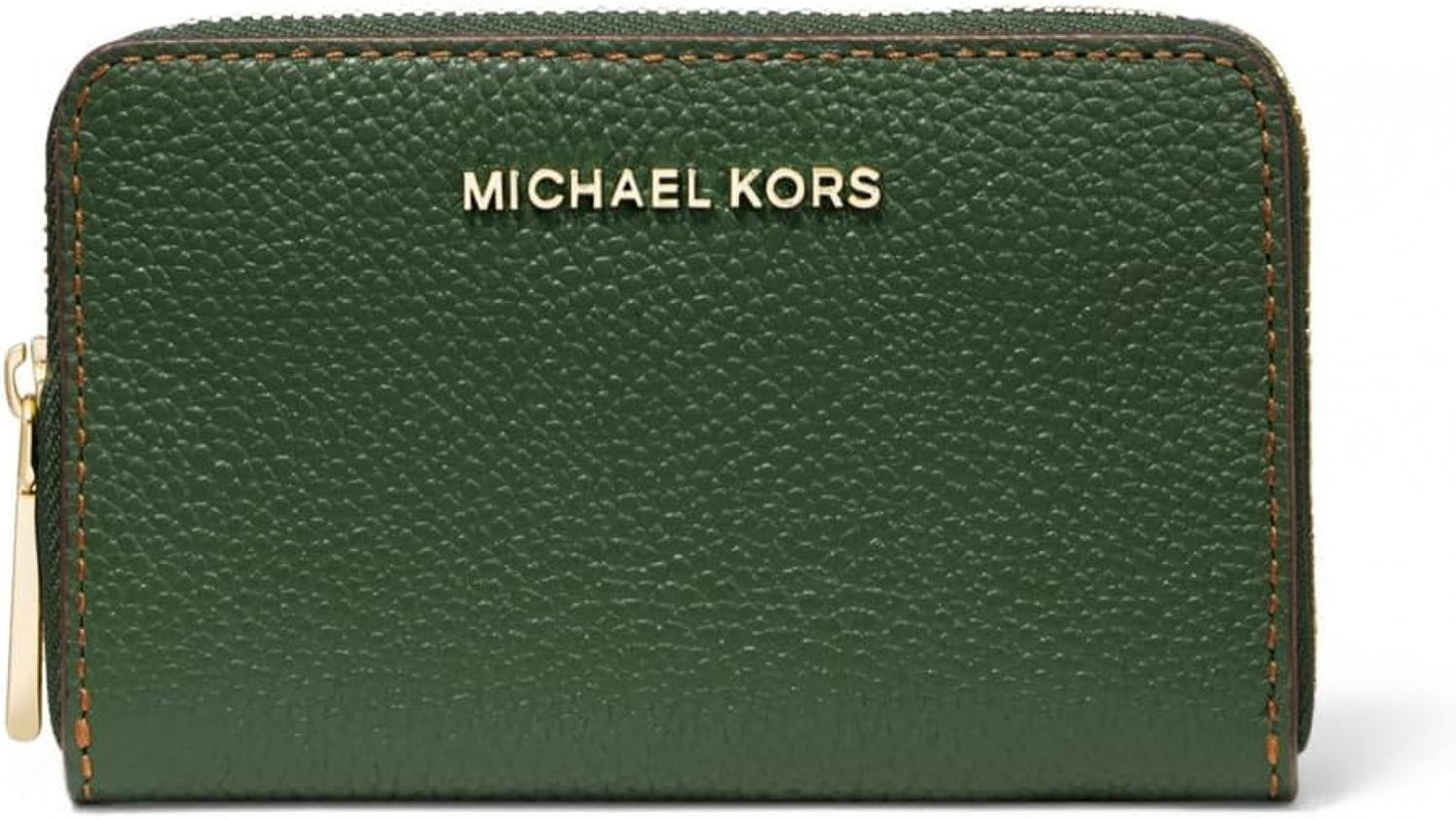 Michael Kors Jet Set Small Zip Around Card Case Amazon Green One Size