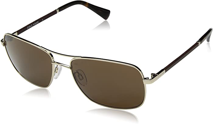 Cole Haan Men's Ch6001 Aviator Sunglasses