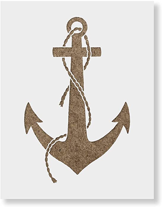 Anchor Stencil - Reusable Stencils for Painting - Create DIY Anchor Crafts and Decor