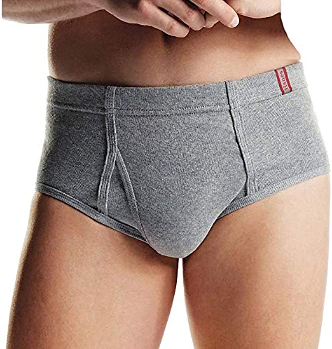 Hanes Men's Tagless Assorted Briefs with Fabric-Covered Waistband