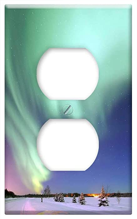 Switch Plate Outlet Cover - Aurora Borealis Nothern Lights Polar Lights