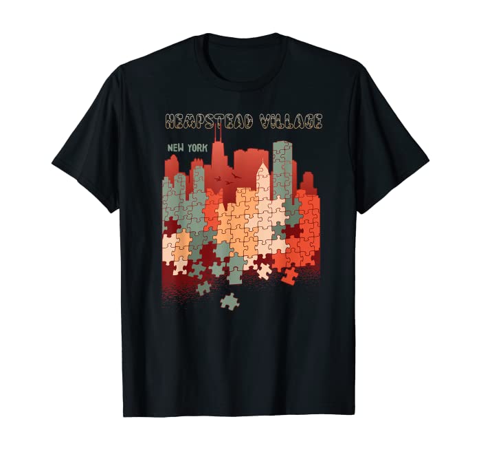 Hempstead Village In New York Travel Souvenir T-Shirt