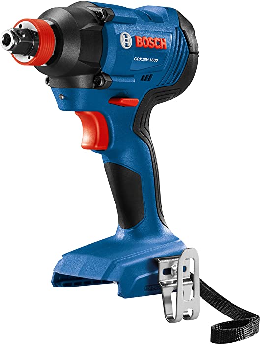 BOSCH GDX18V-1600N 18V 1/4 In. and 1/2 In. Two-In-One Socket-Ready Impact Driver (Bare Tool)