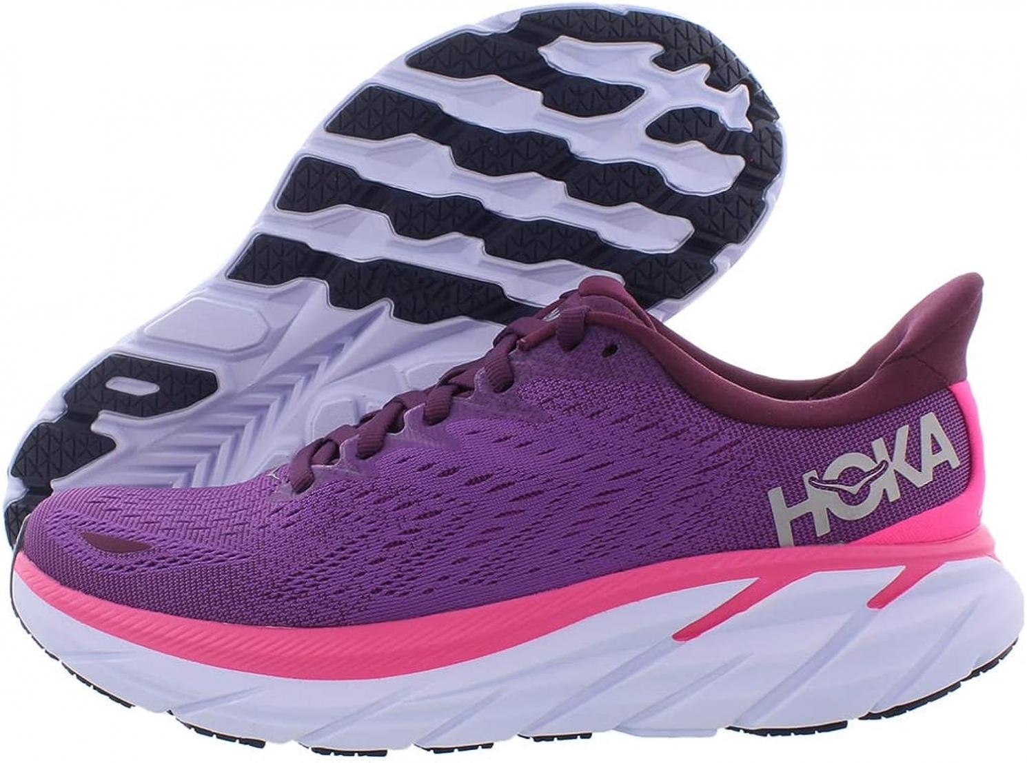 HOKA ONE ONE Women's Clifton 8 Running Shoes, 8.5 US