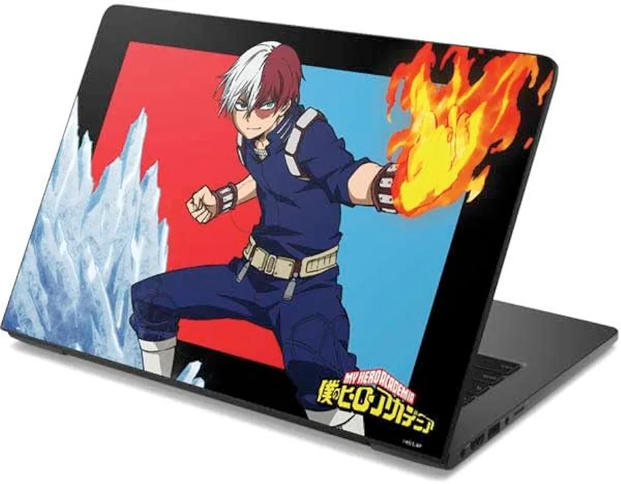 Skinit Decal Laptop Skin Compatible with Chromebook 13 - Officially Licensed My Hero Academia Shoto Todoroki Design