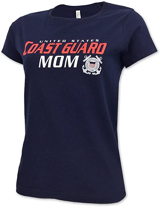 Ladies US Coast Guard Mom T-Shirt