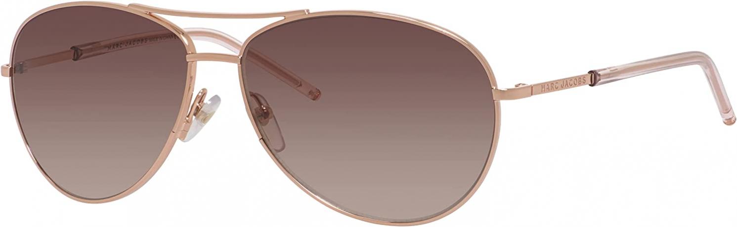 Marc Jacobs Marc59/s Aviator Sunglasses for Women + BUNDLE with Designer iWear Complimentary Eyewear Care Kit