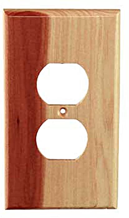 Sierra Lifestyles Traditional Switch Plate, 1 Duplex, Tennessee Aromatic Cedar