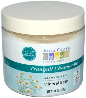 Aura Cacia Tranquility Aromatherapy Mineral Bath, 16 Ounce - 3 per case.3