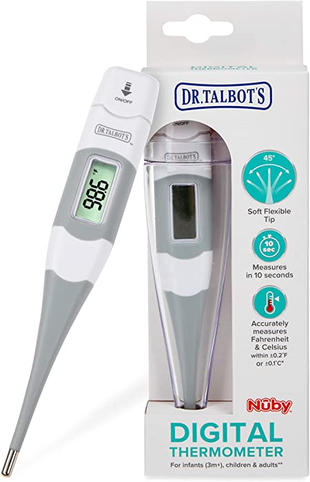 Dr. Talbot's Flex Tip Digital Thermometer with Protective Case