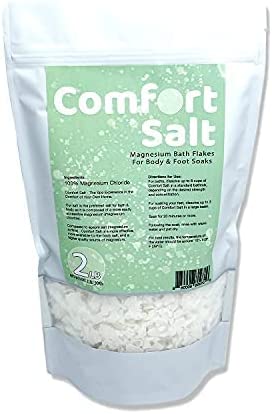 Comfort Salt Magnesium Bath Flakes, Magnesium Bath Salts for Relaxation, 2 Pounds