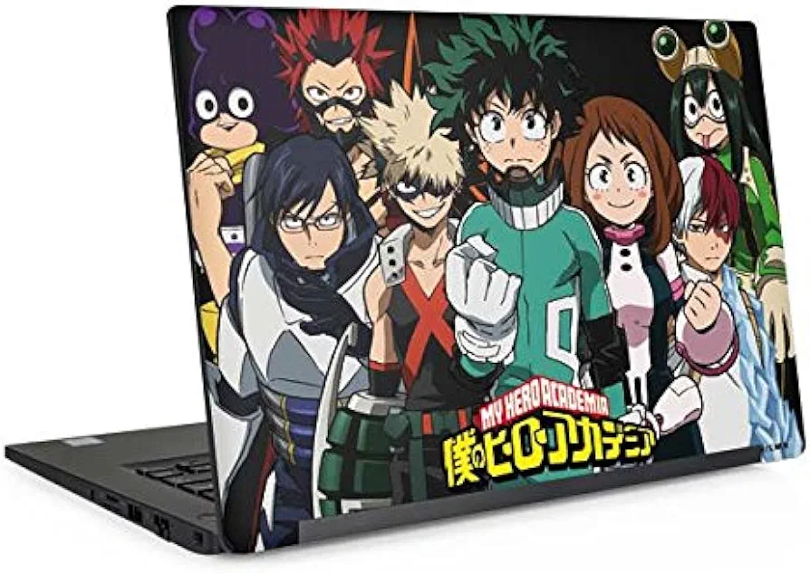 Skinit Decal Laptop Skin Compatible with Latitude 7430 - Officially Licensed My Hero Academia Character Group Design
