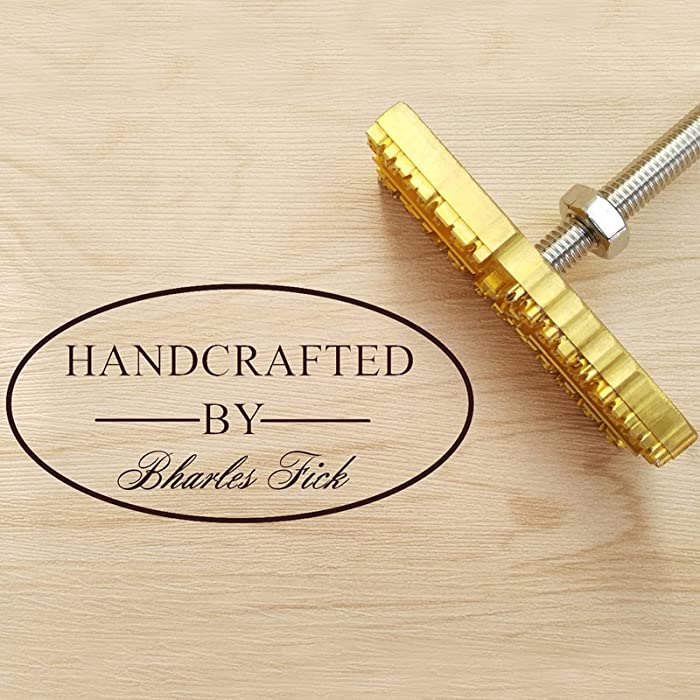 Custom Wood Branding Iron for Wood,Workers Wood Burning Stamp Branding Iron for Wood Custom Branding Iron for Gift (1"x1")