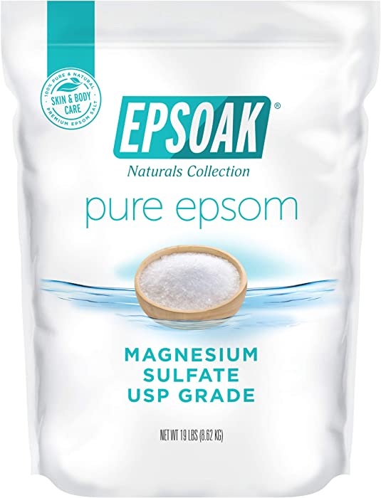 Epsoak Epsom Salt 19 lb. Bulk Bag Magnesium Sulfate USP