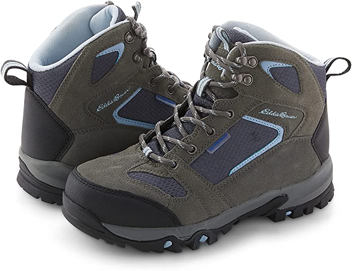 Eddie Bauer Lincoln Mid Women's Hiking Boots | Water Resistant Lightweight Mountain Hiking Boots for Women | Ladies All Weather Outdoor Ankle Height Hiker