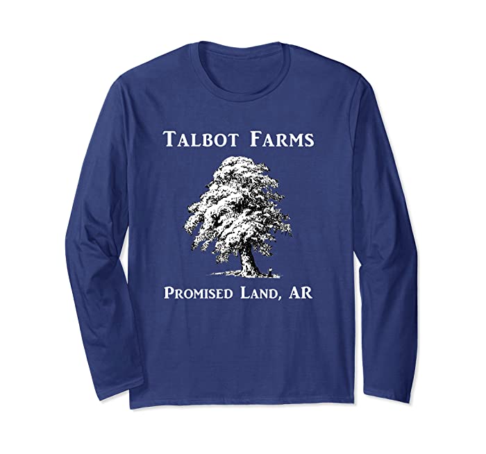 Talbot Farms Apparel - Small Farm in Promised Land Arkansas Long Sleeve T-Shirt