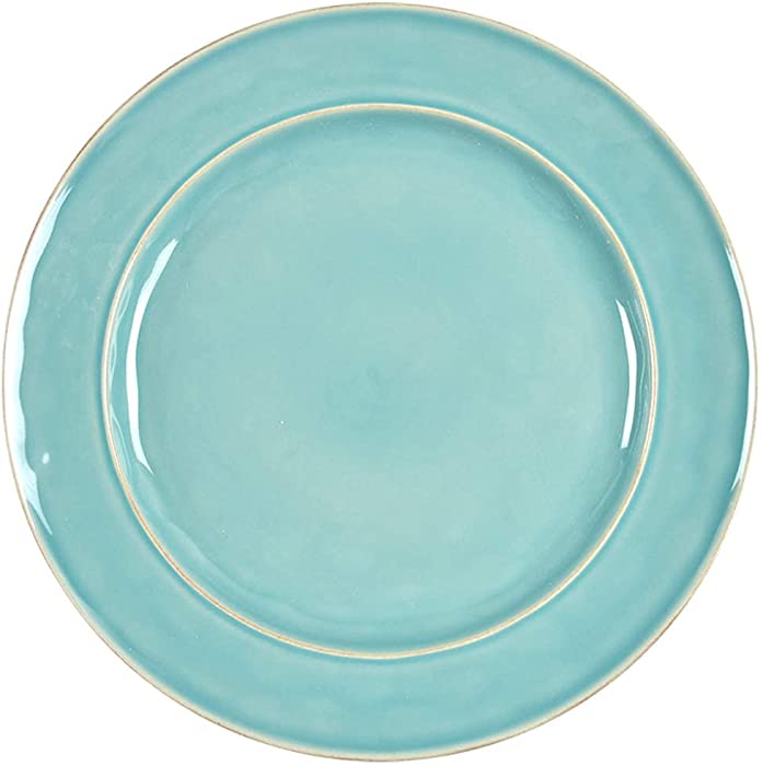 Pottery Barn Cambria Turquoise Small Dinner Plate