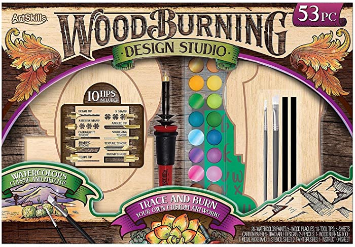 ArtSkills Wood Burning Kit, 53 Pieces