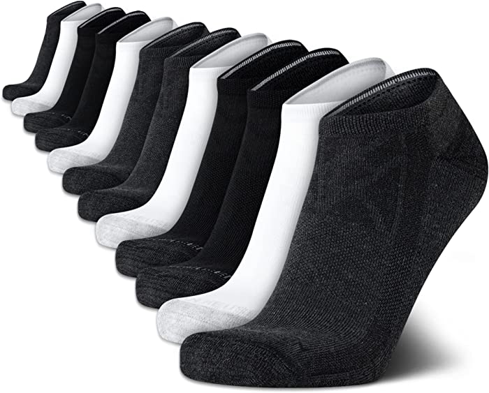 Van Heusen Men's Socks - Low Cut No Show Athletic Performance Ankle Sock Liners (12 Pack)