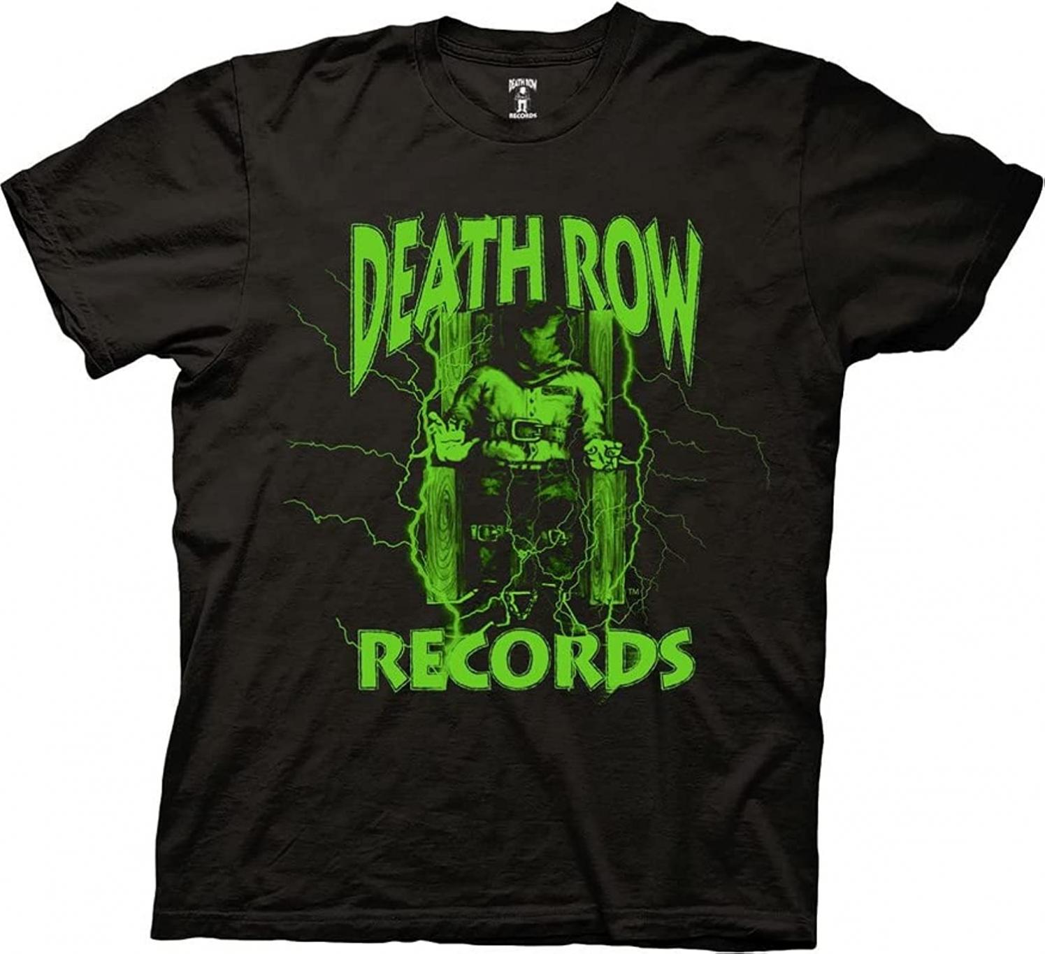 Ripple Junction Death Row Records Neon Green Electric Crew T-Shirt