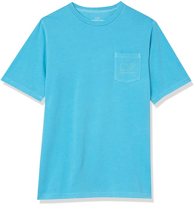 vineyard vines Boys' Short-Sleeve Garment Dyed Vintage Whale Pocket T-Shirt