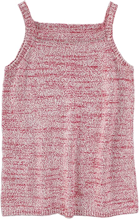 Ann Taylor LOFT Women's Pink Space-Striped Sweater Tank