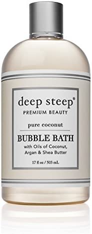 Deep Steep Bubble Bath, Coconut Oil, 17 Ounces (17 Ounce, Pure Coconut)