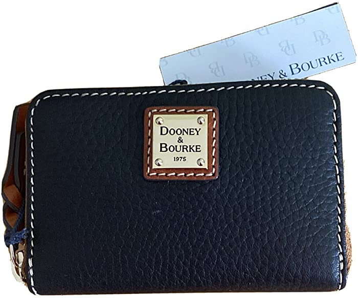 Dooney & Bourke Small Credit Card Zip Wallet, Black