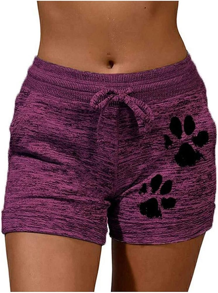 Shorts for Women Casual Loose Trendy Womens Capri Pants for Summer 2024 Yoga Elastic Drawstring Bermudas with Pockets