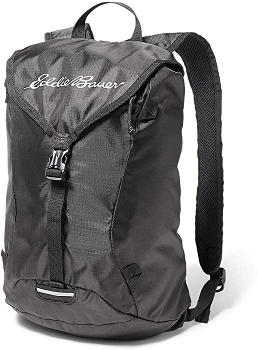 Eddie Bauer Stowaway Packable 20L Ruck Pack, Onyx, ONE SIZE