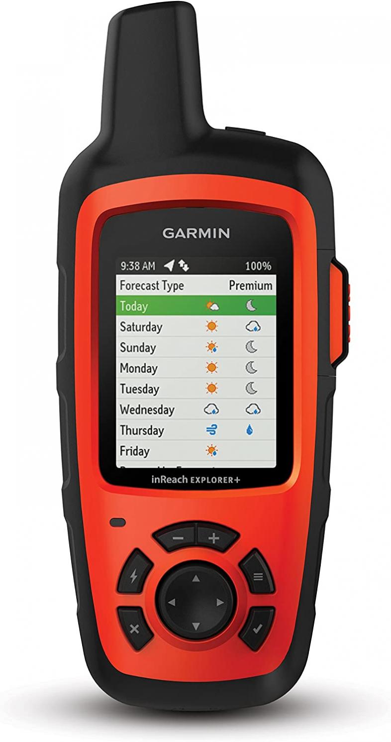 Garmin inReach Explorer+, Handheld Satellite Communicator with Topo Maps and GPS Navigation