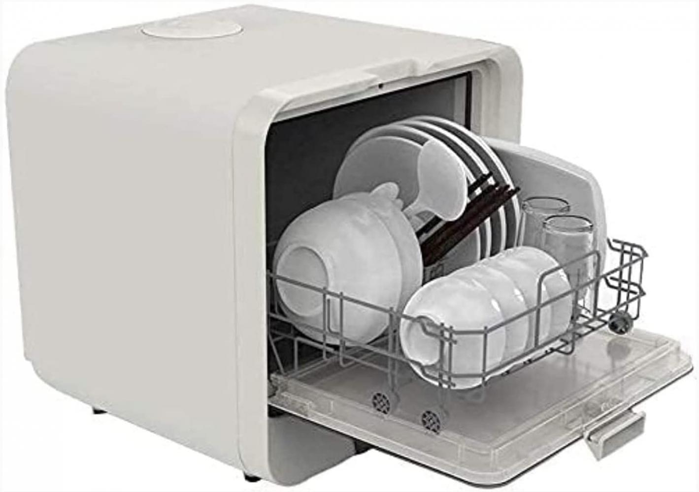 Complete Portable Countertop Dishwasher with 5-Liter Built-in Water Tank, 4 Programs, Baby Care, Glass & Fruit Wash