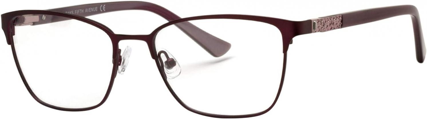Eyeglasses Saks Fifth Avenue 313 00T7 Plum / 00 Demo Lens