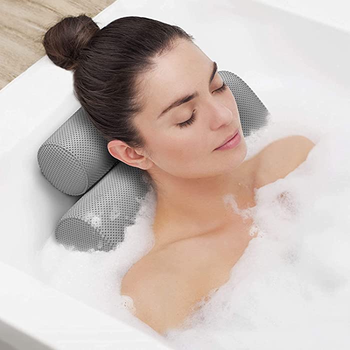 Bath Pillow for Bathtub Spa. Extra Large and Great for Back and Neck Support. Fits All Bathtubs and Spas