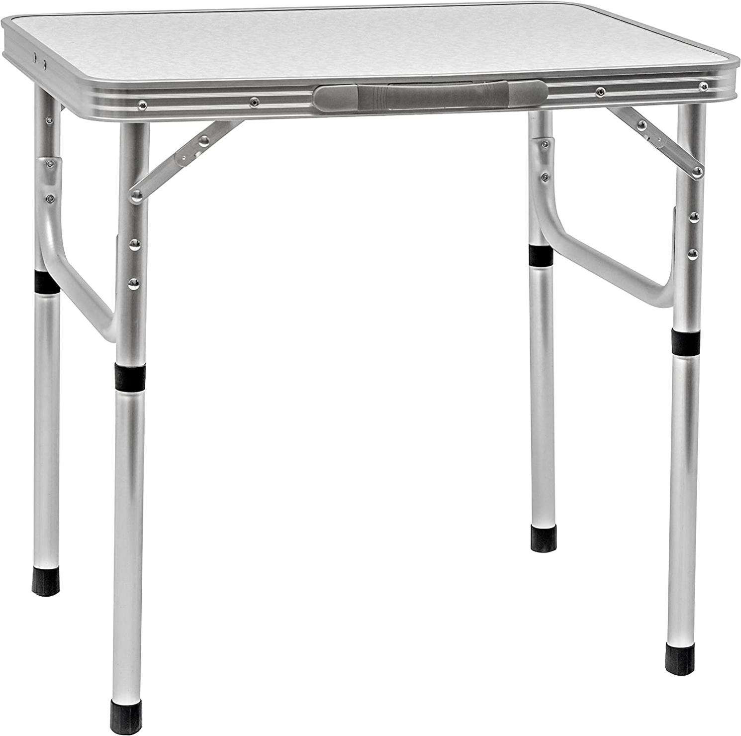 Aluminum Portable Folding Camp Table With Carry Handle - By Trademark Innovations