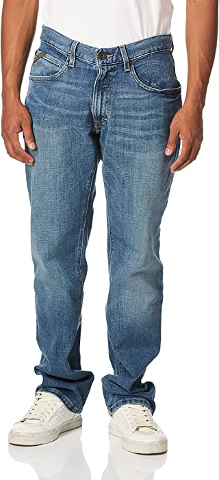 ARIAT Men's M4 Low Rise Stretch Legacy Stackable Straight Leg Jean