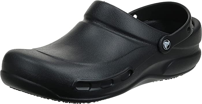 Crocs unisex-adult Men's and Women's Bistro Clog | Slip Resistant Work Shoes