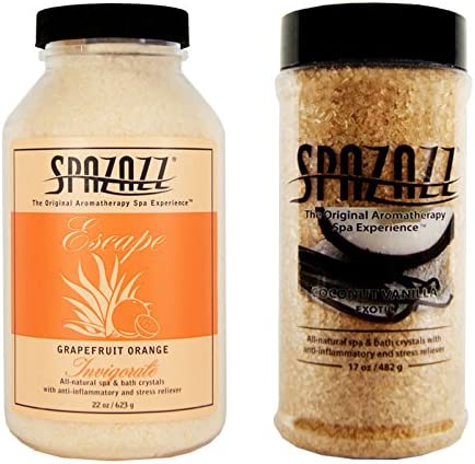 Spazazz Aromatherapy Spa/Bath Crystals 2PK - Grapefruit Orange/Coconut Vanilla