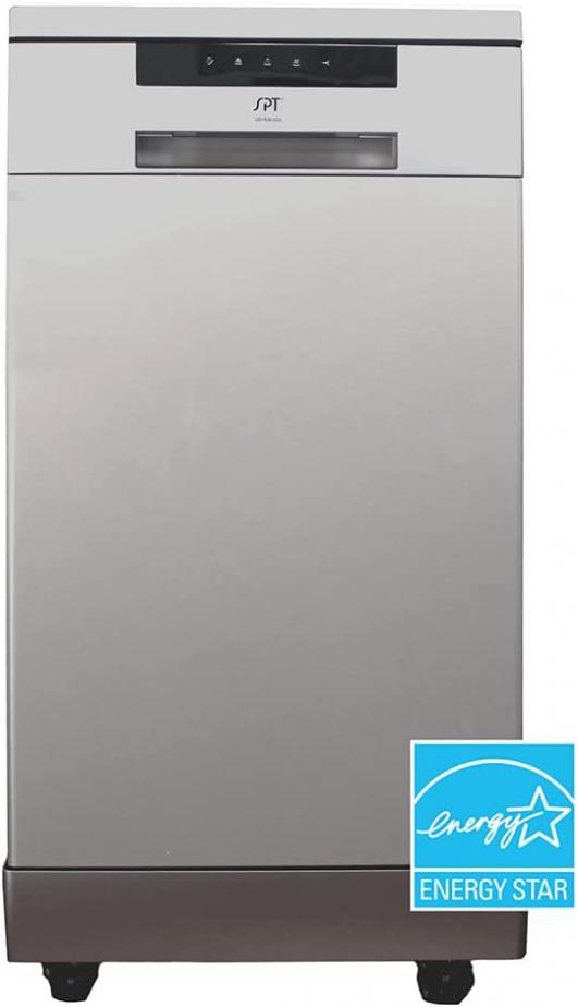 SPT SD-9263SSB 18″ Energy Star Portable Dishwasher, Stainless Steel