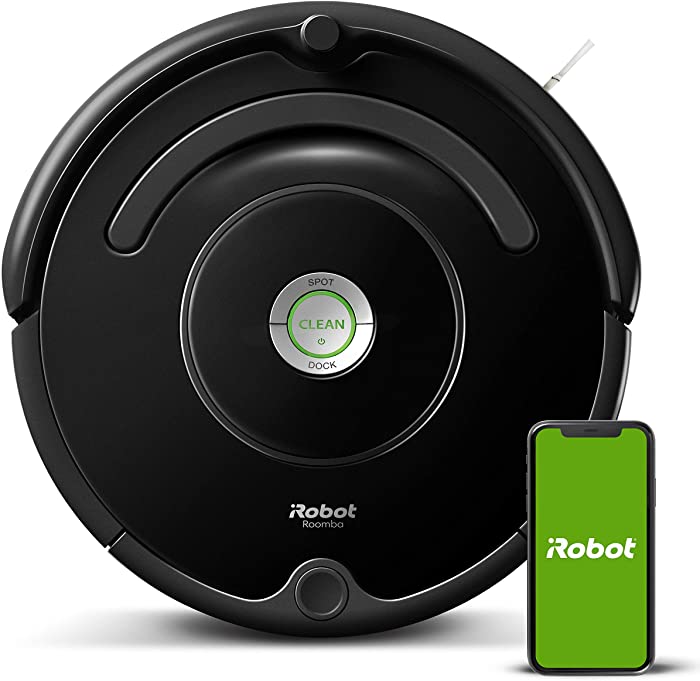 iRobot Roomba 675 Robot Vacuum-Wi-Fi Connectivity, Works with Alexa, Good for Pet Hair, Carpets, Hard Floors, Self-Charging