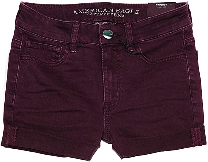 American Eagle Women's Hi-Rise Shortie Shorts W-23