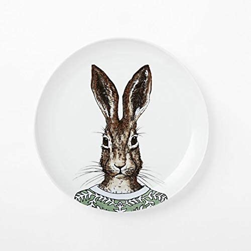 Dapper Animal Salad Plate, Rabbit Individual - Each - West Elm