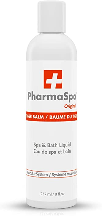 Pharmaspa Original: Spa and Bath Liquid with All-Natural Extracts - 237 ml/8 fl oz – Hot Tub Aromatherapy Liquid – Gluten Free, Parabens Free, Cruelty Free (CAMPHOR)